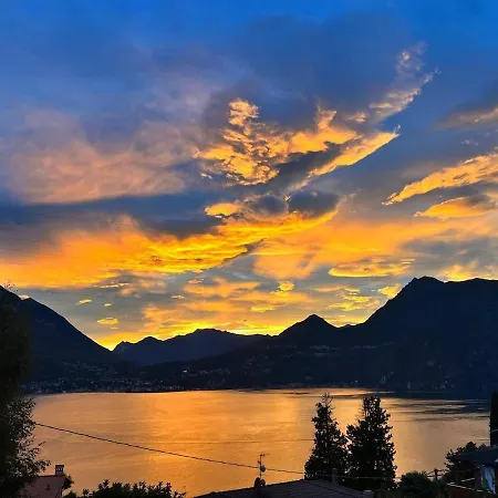 Sunset House Air Con Large Balcony, Unbeatable View And Peace Appartamento Perledo